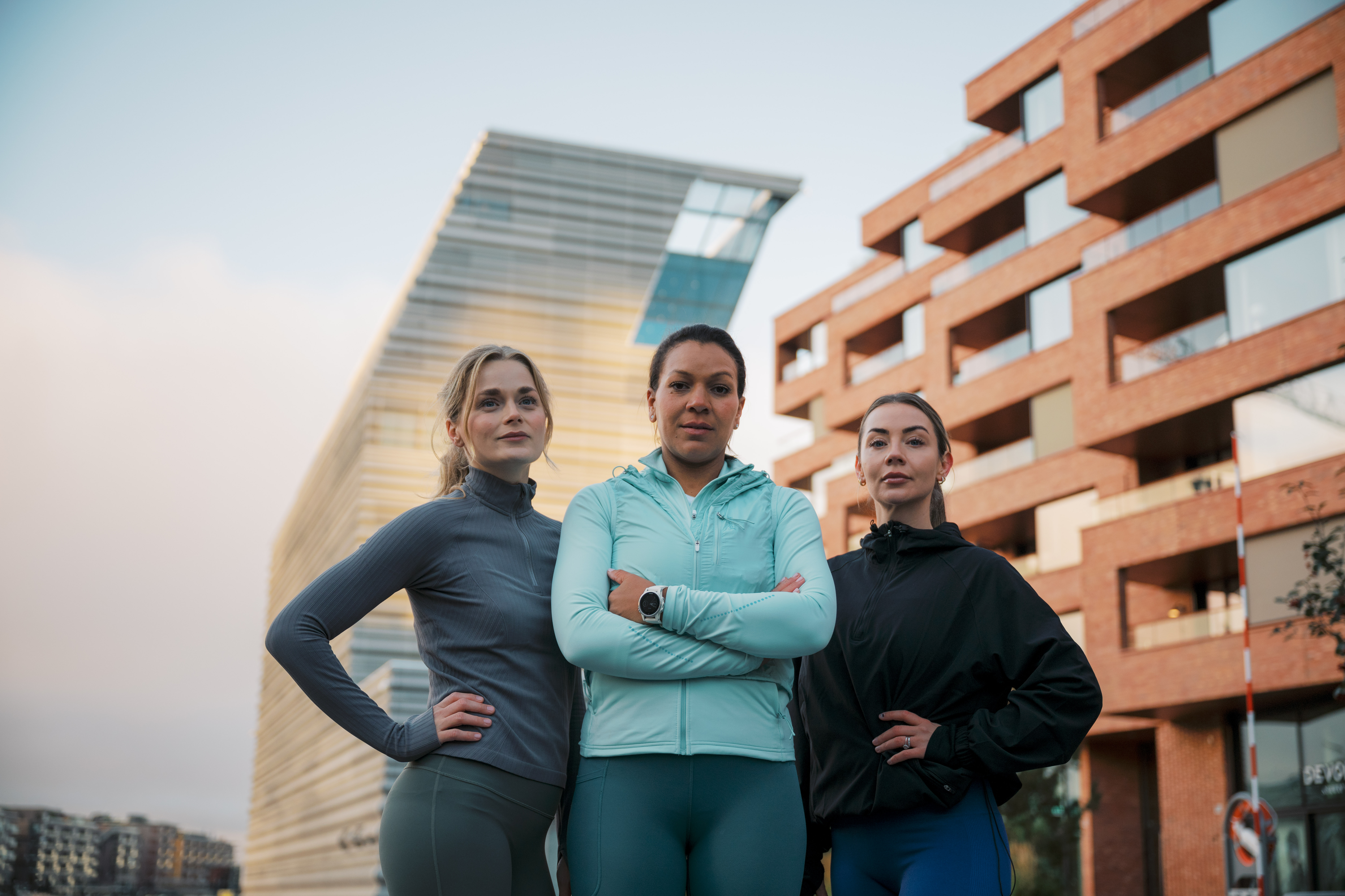 CNTRL+ — three women in athletic wear